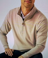 Travis Mathew  The Cloud Quarter Zip Sweater, Men's Large, $159 picture