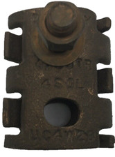 UC4W28 BURNDY MISSING BOLT LENGTH 2-1/8-INCH X H-2-INCH X W-1-3/4-INCH HIGH STRE picture