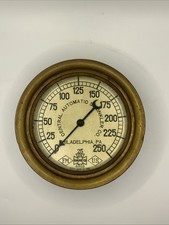 Antique Central Automatic Sprinkler Co 250 PSI U.S. Gauge Co N.Y. USA 5 3/8 1986 picture
