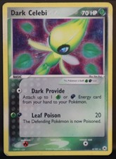 Dark Celebi 4/101 Holo Rare EX Hidden Legends 2004 Pokemon TCG #4/101 picture