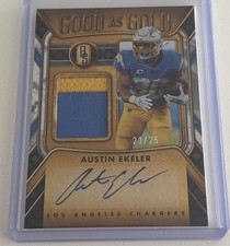 2023 Panini Gold Standard - Good As Gold - Austin Ekeler 23/25 picture