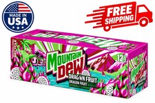 Mountain Dew Soda Dragon Fruit 12 fl oz, 12 Count picture