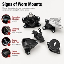 5PCS Engine Motor & Transmission Mount Set for Honda Accord 2008-2012 2.4L Auto picture