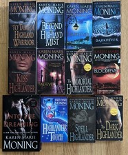 Lot 11 Karen Marie Moning Fantasy books Complete HIGHLANDER Series picture