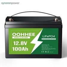 12V BMS 100Ah Battery LiFePO4 Deep Long RV Solar Off-Grid Cycle Lifespan Marine picture