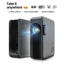 A30C Pro 2.4-inch LCD Smart TV WIFI Portable Home Theater 4K 1080p HD Projector picture