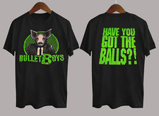 BulletBoys Concert Tour Cotton Black All Size Men Women 2 Sides Shirt AG208 picture