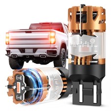 LASFIT 7443 7444 LED Red Rear Turn Signal Canbus Ready Error Free No Hyper Flash picture