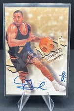 1998-99 Skybox Premium Autographics Blue Ink Cory Alexander Auto SER /50 SSP picture