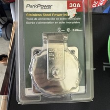 Marinco 303SSEL 30A 125V Stainless Steel Shore Power Inlet Easy Lock New picture