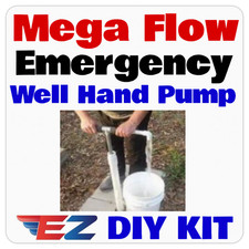 Manual Deep Well Hand Pump Kit –Emergency Backup Water – Up to 150 ft DIY EZ Kit picture