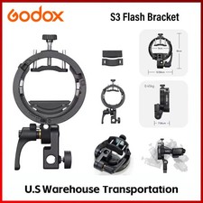 Godox S2 S3 Flash Bracket Bowens Mount Holder For V1 Pro AD200Pro II AD400Pro II picture