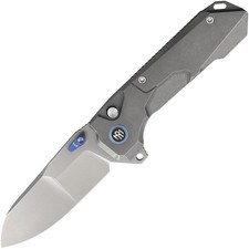 REMETTE Cosmic Button Linerlock Ti Gray Folding Knife picture