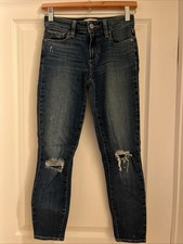 Paige Women's Vertigo Crop Jeans Blue Size 25 Skinny Jeans picture