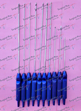 Liposuction Fixed Handle Cannulas Set of 10 Pcs Lipo Plastic Cosmetic Surgery picture