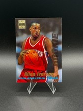 1996/97 Topps Stadium Club Allen Iverson Rookie R1 picture