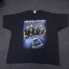 Nickelback All The Right Reasons T Shirt 2X Black Anvil Rock Band Tee picture