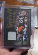 2024 Panini Luminance - Spirit Swatches Myles Garrett #SS-MGT Gold /50 (MEM) picture