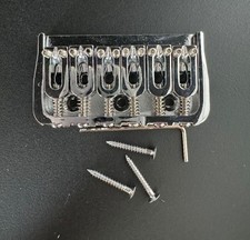 Fixed Hard Tail Guitar Bridge 6 String For ST Electric Guitar  Chrome US Ship picture