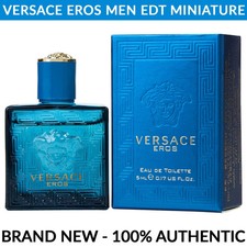 Versace Eros Pour Homme Eau de Toilette Mini Splash 0.17 oz. Mini Men's Cologne picture