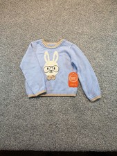 Wonder Nation Toddler Boys Bunny Sweater Size 3T picture