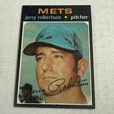 1971 Topps #651 Jerry Robertson NY Mets Pitcher picture