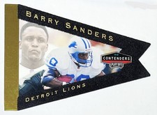 1998 Playoff Contenders Pennants Gold Foil #35 - BARRY SANDERS - #13/98 picture