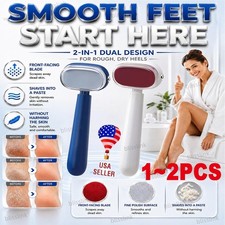 2x Stainless Steel Foot Callus Remover, Double‑Sided Scraper for Heel Dead Skin picture