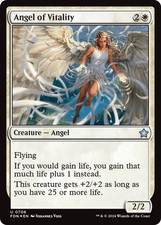 Angel of Vitality [Foundations] Foil Near Mint picture