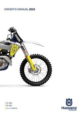 Husqvarna Owners Manual Book Guide 2023 FC 450 US picture
