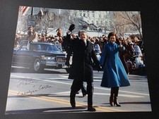 JIMMY CARTER & ROSALYNN CARTER SIGNED AUTOGRAPHED COLOR 8X10 PHOTO  picture