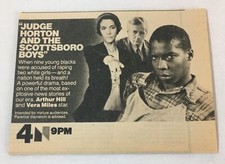1977 NBC tv movie ad ~ JUDGE HORTON AND THE SCOTTSBORO BOYS Vera Miles picture