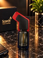 SCORCH TORCH Single Flame Butane Refillable Easy Grip Torch Lighter picture