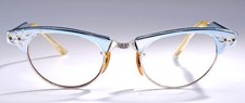 ArtCraft - True Vintage Silver Cat Eye Eyeglasses Frames USA Women Fashion picture