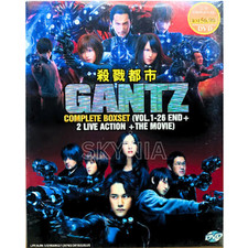Gantz Complete Boxset (Vol. 1-26 End + 2 Live Action + Movie) Eng Dub Anime DVD picture