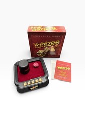Vintage Yahtzee Deluxe Edition Board Game Gold Dice 1997 Milton Bradley Complete picture