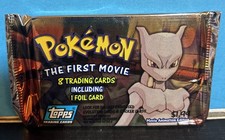 ONE POKEMAN THE FIRST MOVIE TOPPS TRADING CARD PACK NEW SEALED SHIPS🌎WORLDWIDE picture