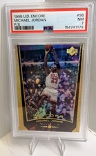 1998-99 Upper Deck Encore - Michael Jordan #98 F/X - #81/125 PSA 7 Low Pop  🔥 picture