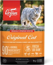 ORIJEN Original Grain-Free Dry Cat Food, 12-lb bag USA picture