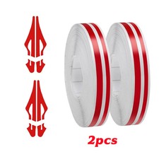 2X 32Feet Vinyl Pinstriping Pin Stripe Double Line Car Tape Decal Sticker 1/6
