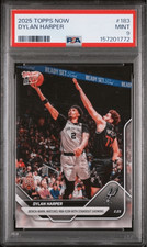 Graded 2025 Topps Now Dylan Harper #183 Rookie RC Basketball Card PSA 9 picture