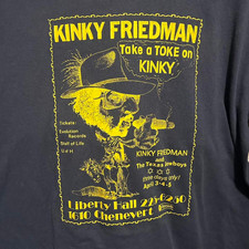 Take A Toke On Kinky Kinky Friedman Unisex Cotton T-Shirt All Size BT1154 picture