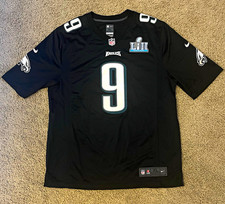 2018 Nick Foles Philadelphia Eagles Super Bowl LII Black Jersey XL Nike NFL picture