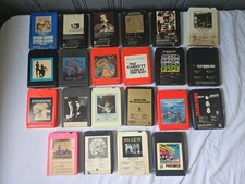 Classic Rock 8 Track Lot Of 22 Tapes - Zeppelin, Stones, Hendrix, Fleetwood Mac picture
