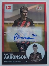 2023-24 Topps Chrome German Bundesliga 1963 Autographs Red Refractor /5 picture