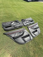 Bmw E39 1997-2003 525i 528i 530i 540i Sedan Black Door Cards complete Set picture