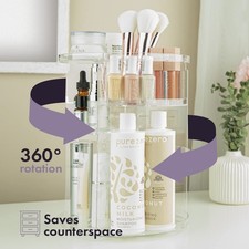 Makeup Organizer 360-Degree Rotating Storage Display Case picture