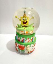 Nickelodeon Magazine 10th Birthday Snow Globe SpongeBob Birthday Cake Snow Globe picture