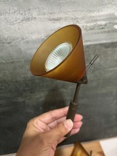 Tiella Tech Lighting Sola Amber Glass Bronze Rail Track Light Head MR16 ONE picture