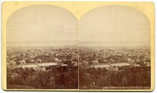 Montreal Quebec Canada from Mount Royal Park 1880s Notman Stereoview Photo picture